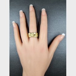 S�lv 925 Med Guldbel�gning