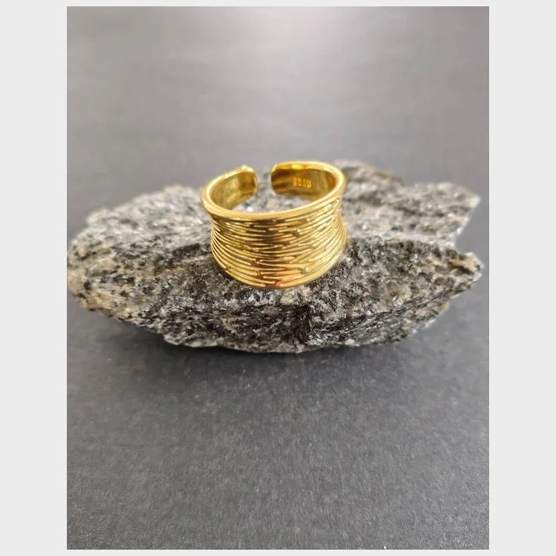 S�lv 925 Med Guldbel�gning