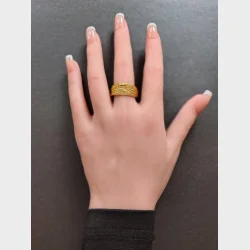 S�lv 925 Med Guldbel�gning