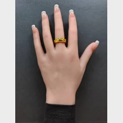 S�lv 925 Med Guldbel�gning