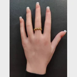 S�lv 925 Med Guldbel�gning